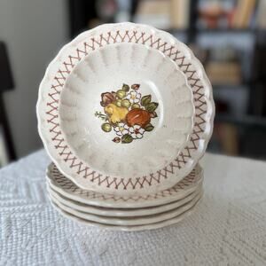 Vintage Metlox Vernon Ware Fruit Basket Dessert Bowls (Select One)